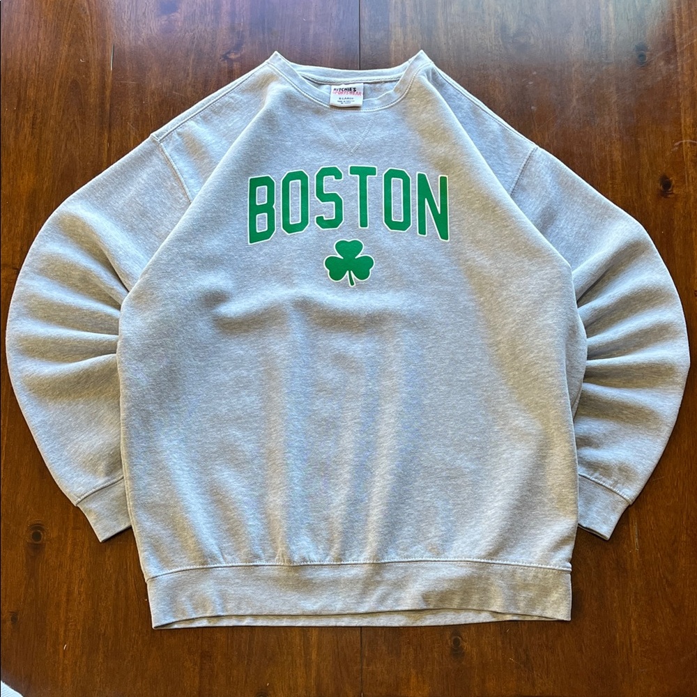 Boston Gray Sweater Size XL